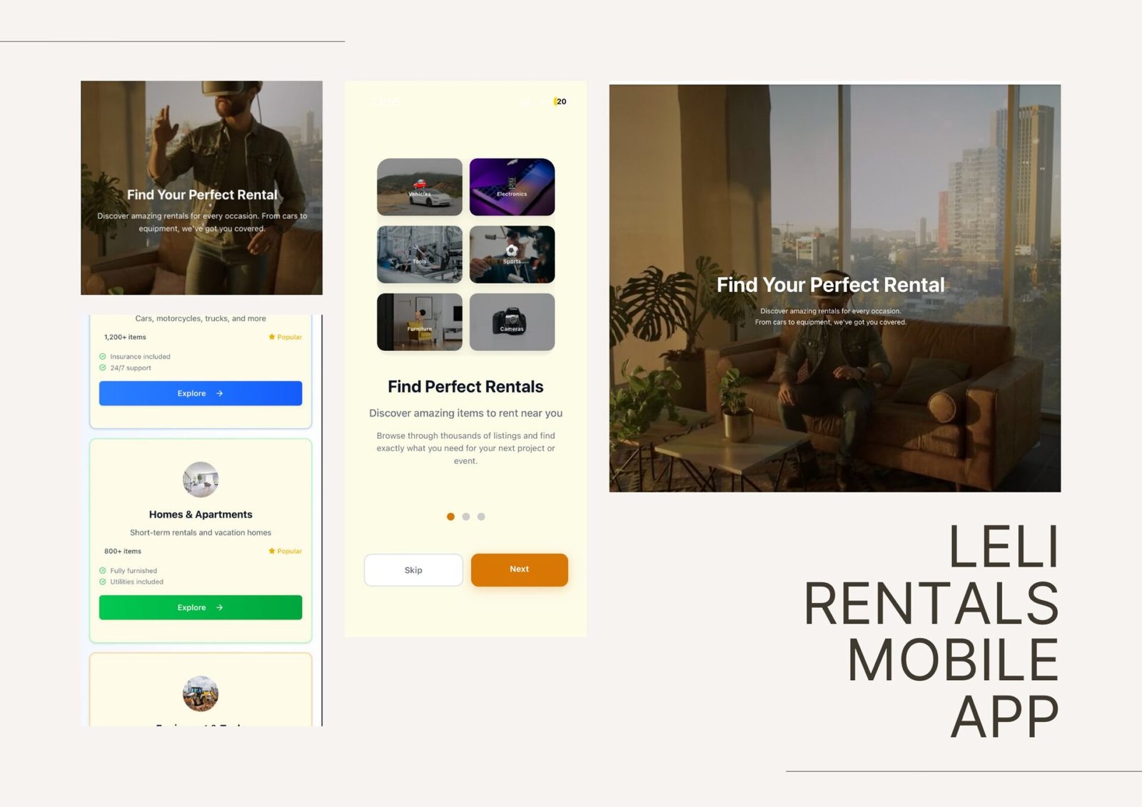 Leli Rentals Mobile App